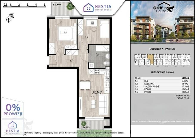Griffin House –komfortowe mieszkania -0% prowizji