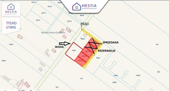 Tylko 75 zł/ m2 - działki pod Stargardem