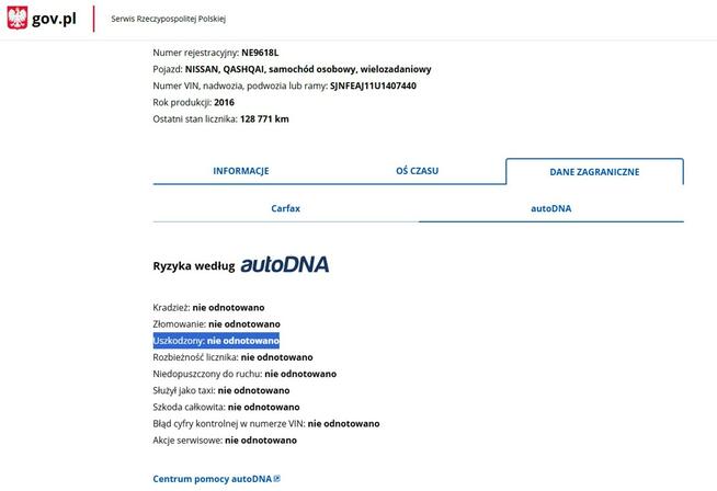 Nissan Qashqai Benzyna Zarejestrowany Ubezpieczony