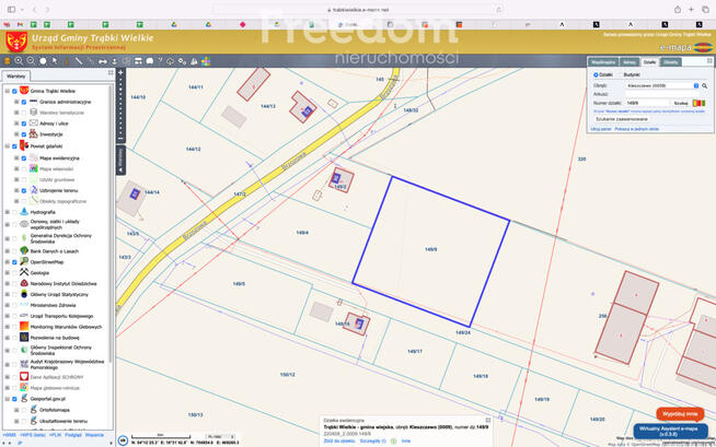 Deweloperze-Działka budowlana 3932 m2 - pod MPZP
