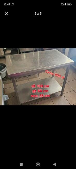 Sprzedam stoły gastronomiczne
