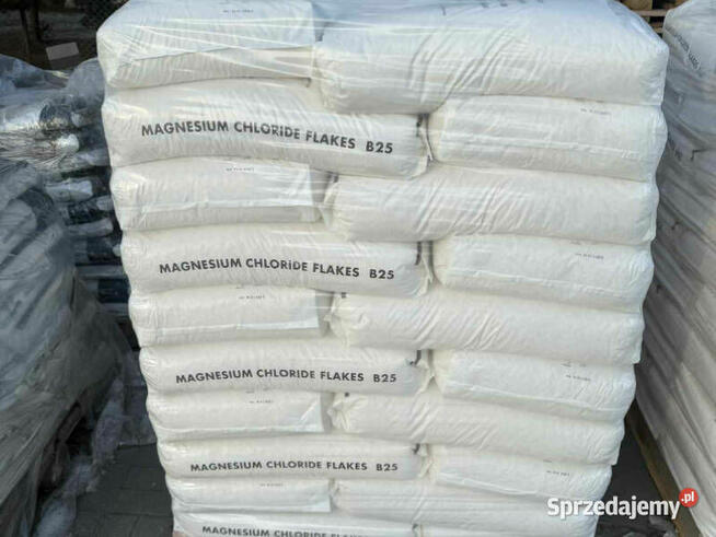 Chlorek magnezu płatki sól na lód i śnieg paleta 1200kg