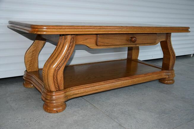 ława do salonu dębowa - super stan