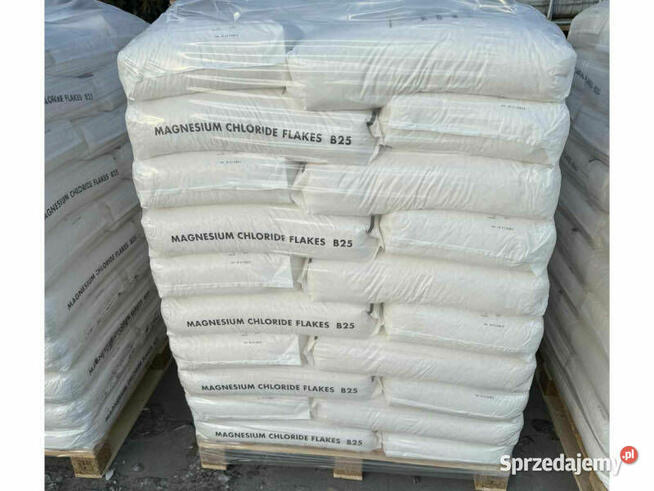 Chlorek magnezu płatki sól na lód i śnieg paleta 1200kg