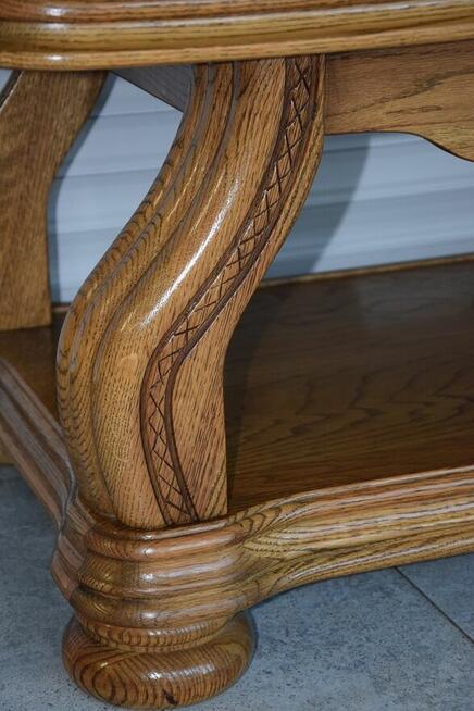 ława do salonu dębowa - super stan