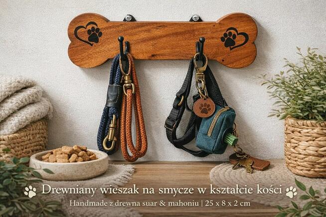 Stylowy psi wieszak