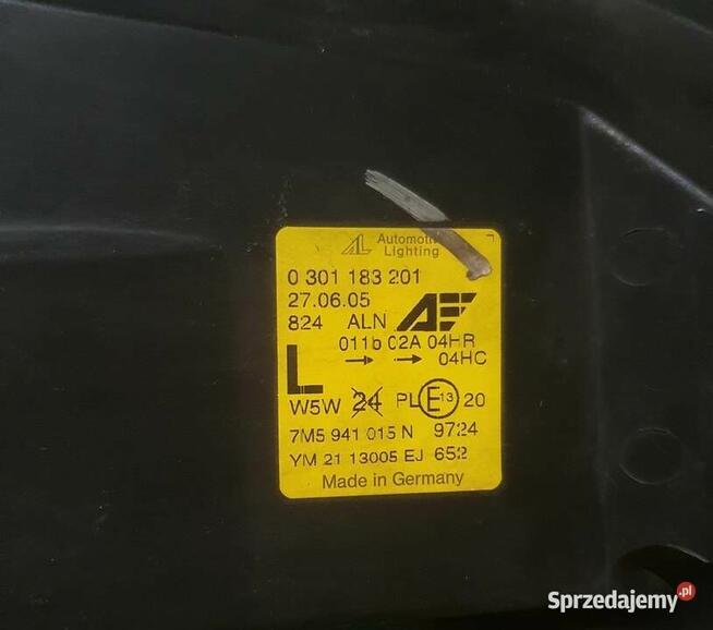 FORD GALAXY MK1 LIFT LAMPA PRAWA PRZÓD 7M5941015N