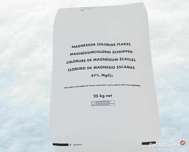 Chlorek magnezu płatki sól na lód i śnieg paleta 1200kg