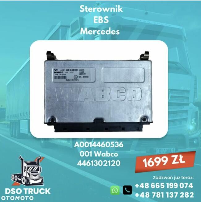 Sterownik EBS A0014460536 001 Wabco 4461302120 Mercedes ACTR
