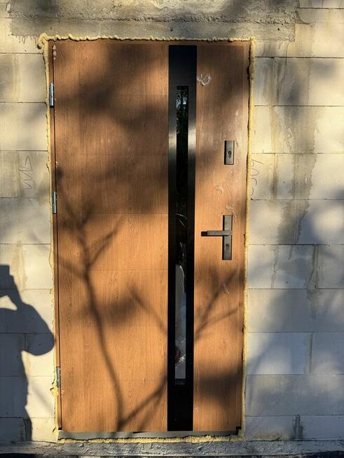 Drzwi stalowe 80/90 Antracyt Złoty dąb Orzech Nowe!!!