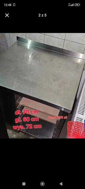 Sprzedam stoły gastronomiczne