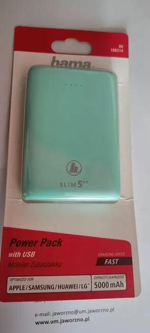 POWER BANK HAMA Pojemność: 5000 mAh HAMA Wskaźnik LED