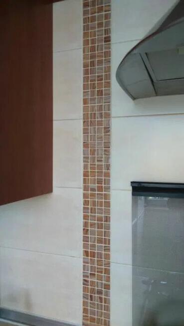 Arkusz mozaika ruda kostka wykończeniowa - glazura terakota