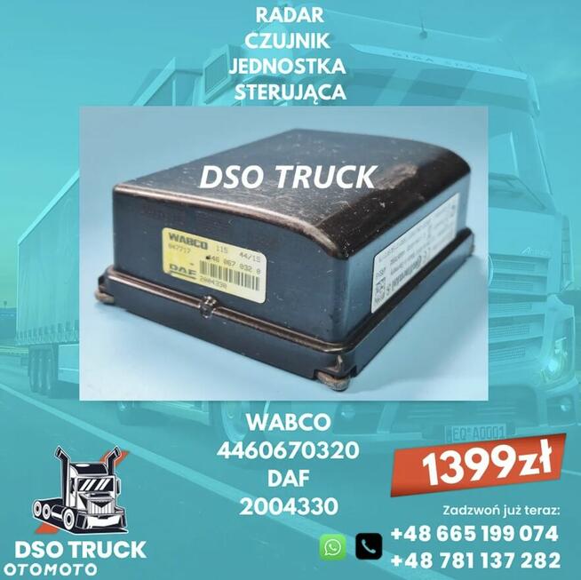Radar Jednostka Sterujaca DISTRONIC 2004330 WABCO 4460670320