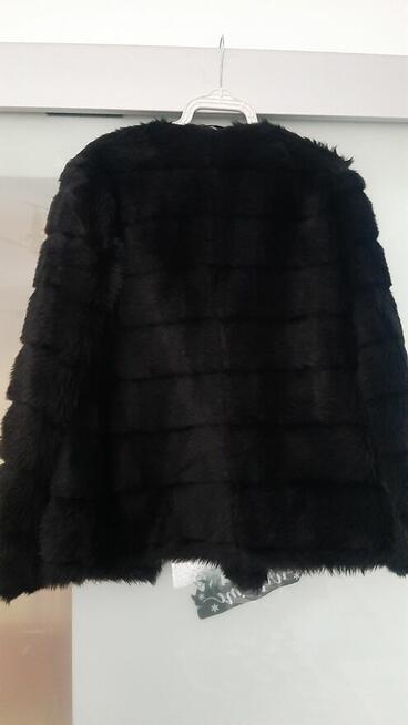 Czarne futerko Terranova rozm S/M