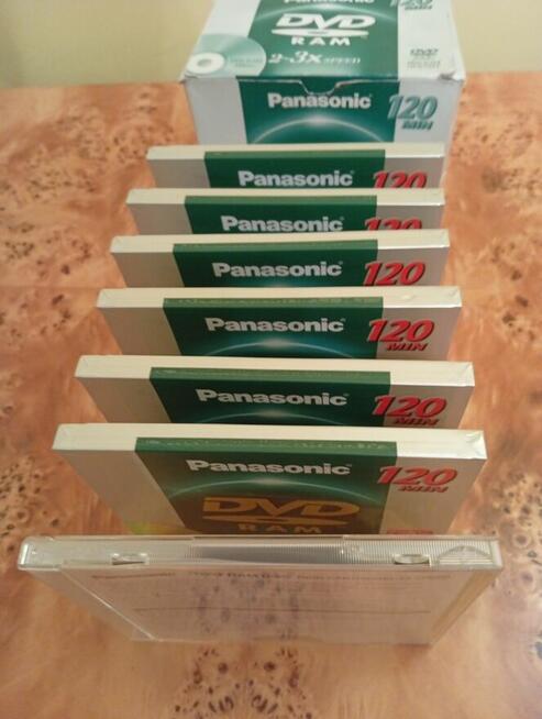 Płyty DVD RAM Panasonic 120 min Nowe
