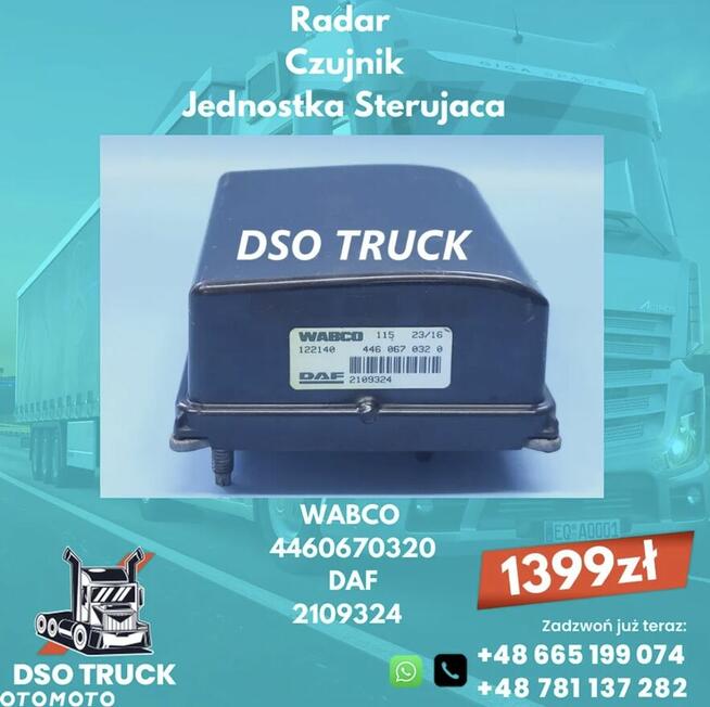 Radar Jednostka Sterujaca DISTRONIC 2109324 wabco 4460670320