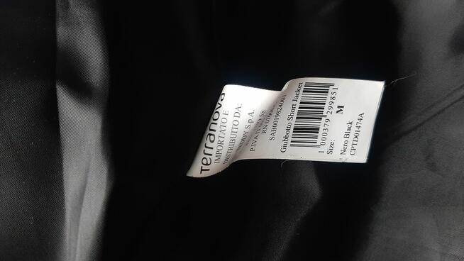 Czarne futerko Terranova rozm S/M