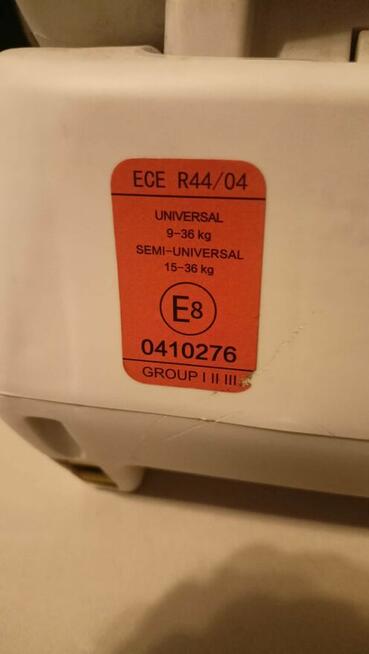 Fotelik samochodowy Summer Baby Verona isofix 9-36kg st.bdb