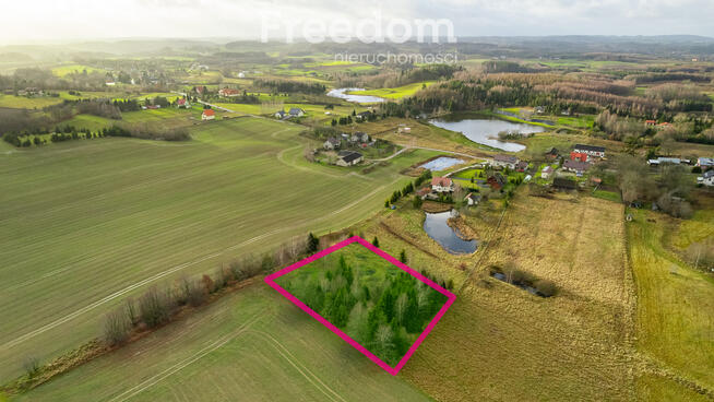 Działka z WZ pod siedlisko z kawałkiem lasu !
