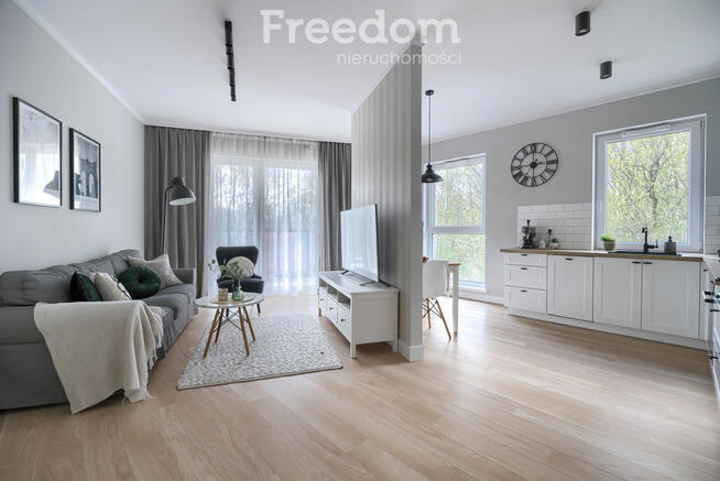 Nowoczesny apartament 68,5 m² z widokiem na zieleń