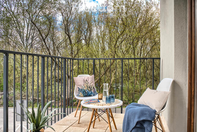 Nowoczesny apartament 68,5 m² z widokiem na zieleń