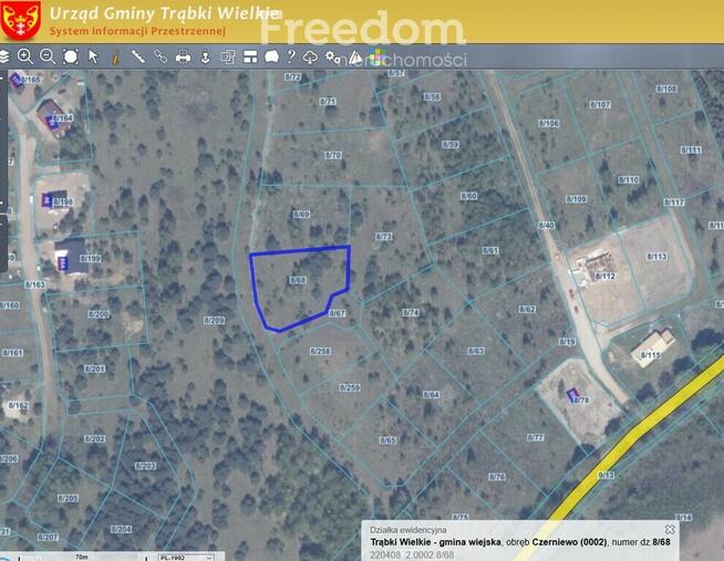 Urocza działka budowlana na wzniesieniu !