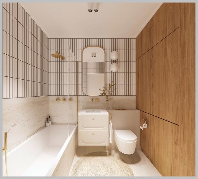 Nowe mieszkanie dwupoziomowe z widokiem na góry.