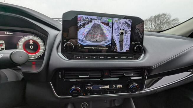 Nissan Qashqai kamera, head up