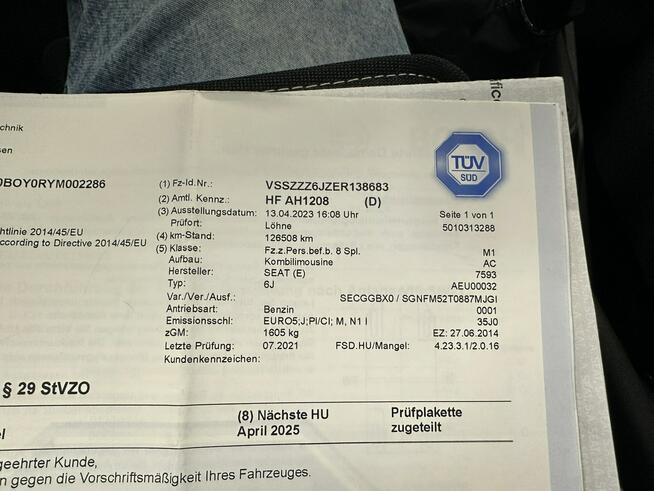 Seat Ibiza Kombi 1.4 MPI Po Lifcie Alufelgi REJ PL Raty GWARANCJA