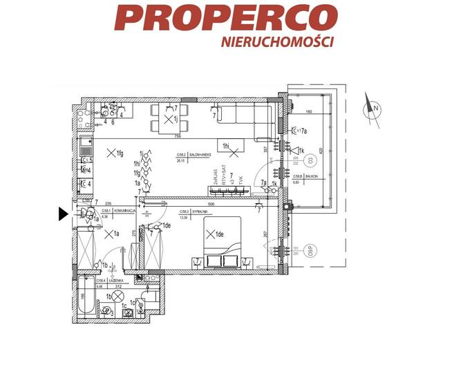 Mieszkanie Kielce Szydłówek, Klonowa