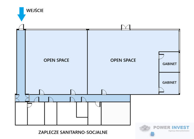 Lokal użytkowy pod biuro przy Balicach, parking