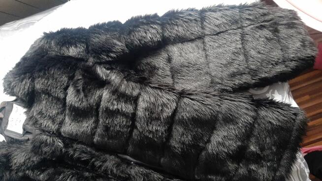 Czarne futerko Terranova rozm S/M