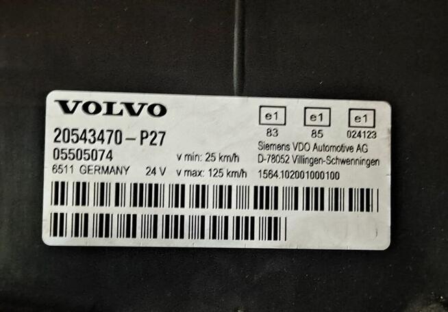 20543470-P25 20543470-P27 Licznik ZEGAR VOLVO VDO FH FM