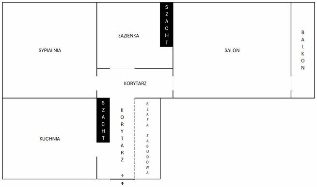 Na sprzedaż: 2-pokojowe mieszkanie 43,2 m² – Łódź Górna, ul.