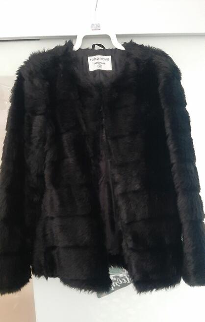 Czarne futerko Terranova rozm S/M