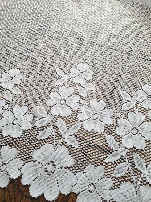 Firanka biała żakardowa 575 x 225