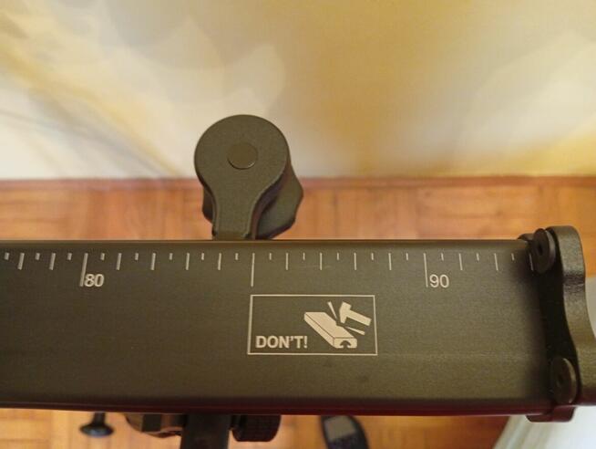 Statyw z głowicą i podporami oraz slider Kameleon