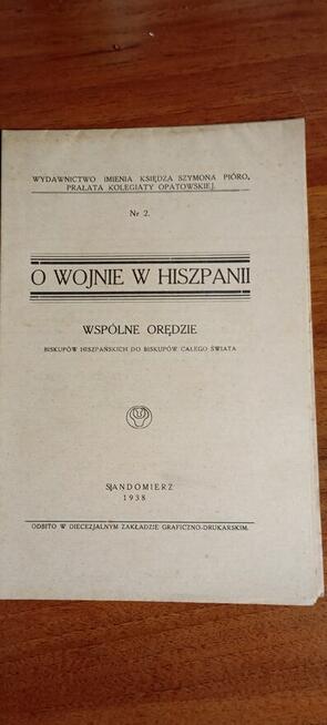 Sprzedam starodruki rok od 1938