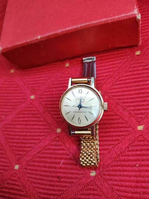 Damski Zegarek Cornavin Złoty Pozłacany zegar dla Kobiet