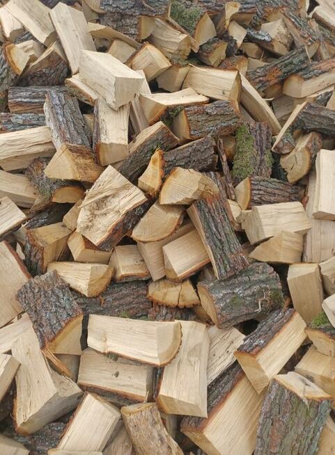 Drewno Kominkowe Opałowe Gałęziówka Dąb Buk Grab Sosna
