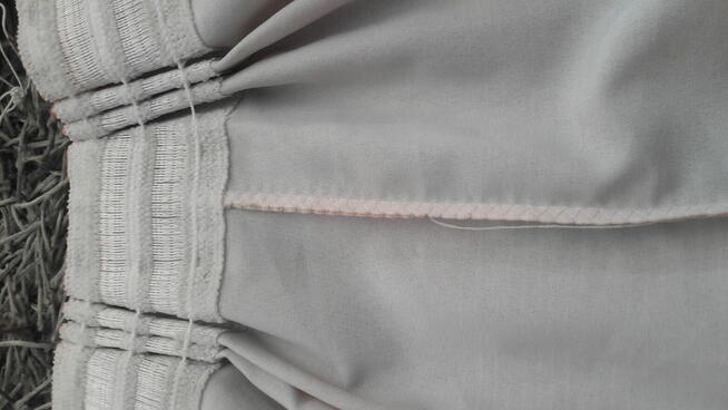 Lambrekin żółty- pomarańczowy 200 / 40 marszczony