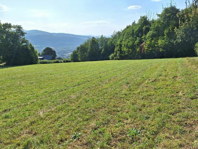 Działka budowlana - widokowa - widok na góry