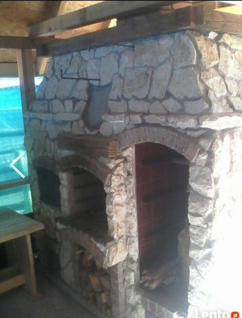 Kuchnia kaflowa, pięc chlebowy, grill,wedzarnia, kominek, serw