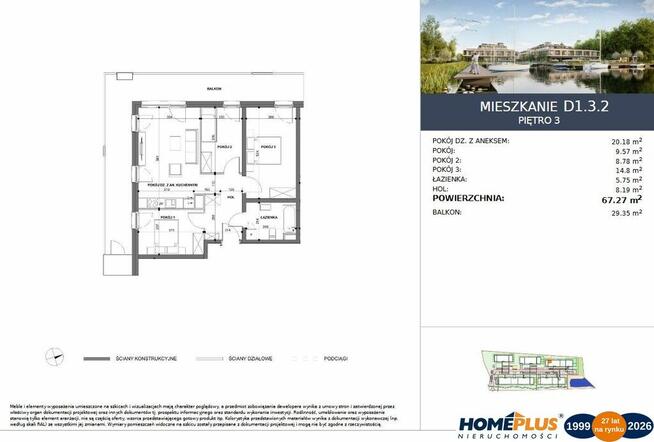 0%, Apartament nad J.Dąbie, osiedle z mariną