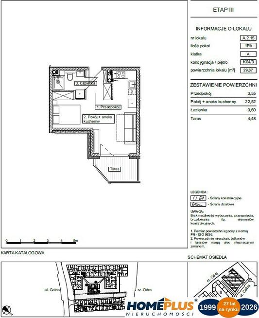0%, 3 etap inwestycji - apartamentowiec nad Odrą