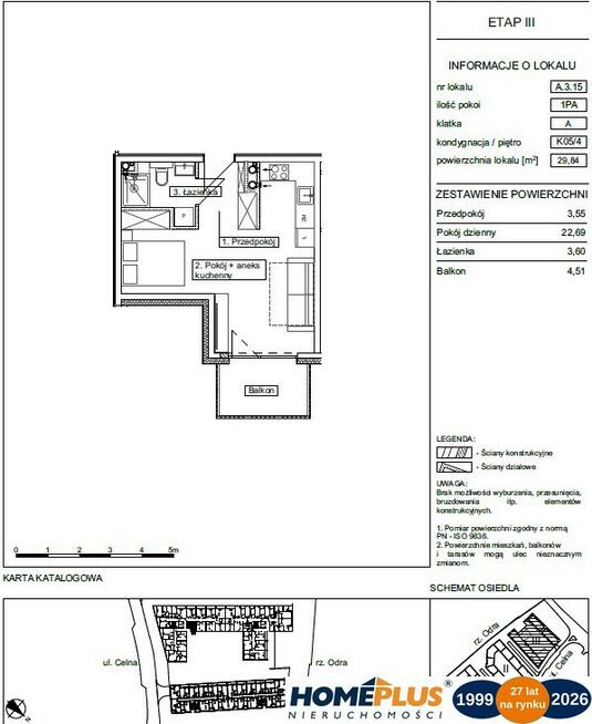0%, 3 etap inwestycji - apartamentowiec nad Odrą
