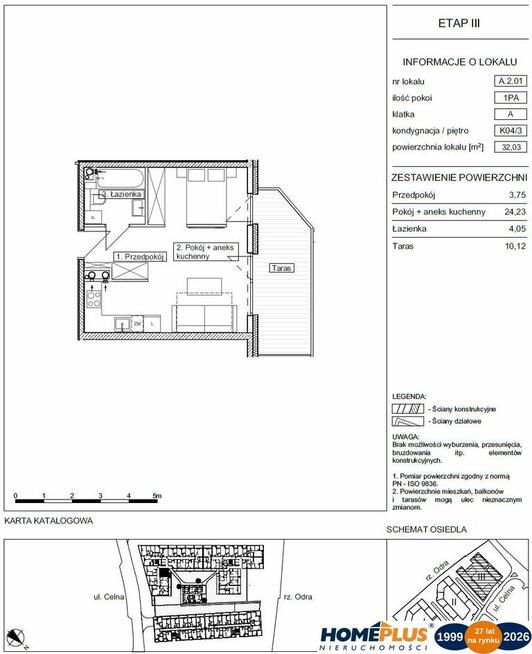 0%, 3 etap inwestycji - apartamentowiec nad Odrą