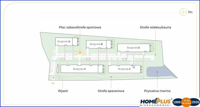 0%, Apartament nad J.Dąbie, osiedle z mariną