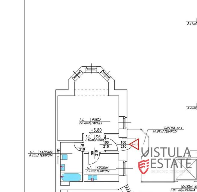 Lokal biurowy 44,98 m2 przy Muzeum Narodowym